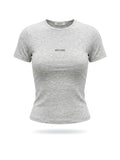 T-shirt "LOUNGE" — Grey Melange