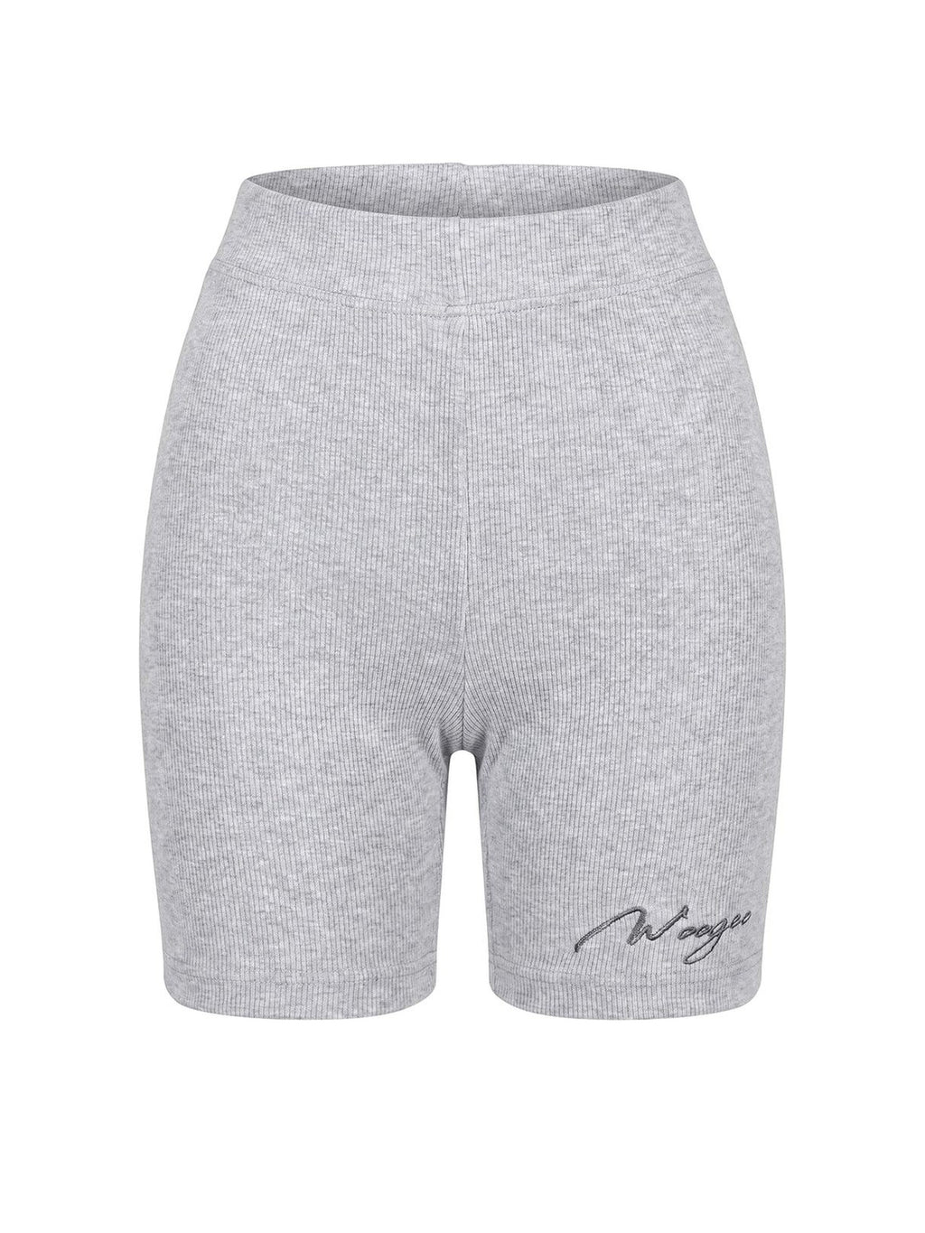 Bike Shorts "SIMPLE NEW" — Grey Melange