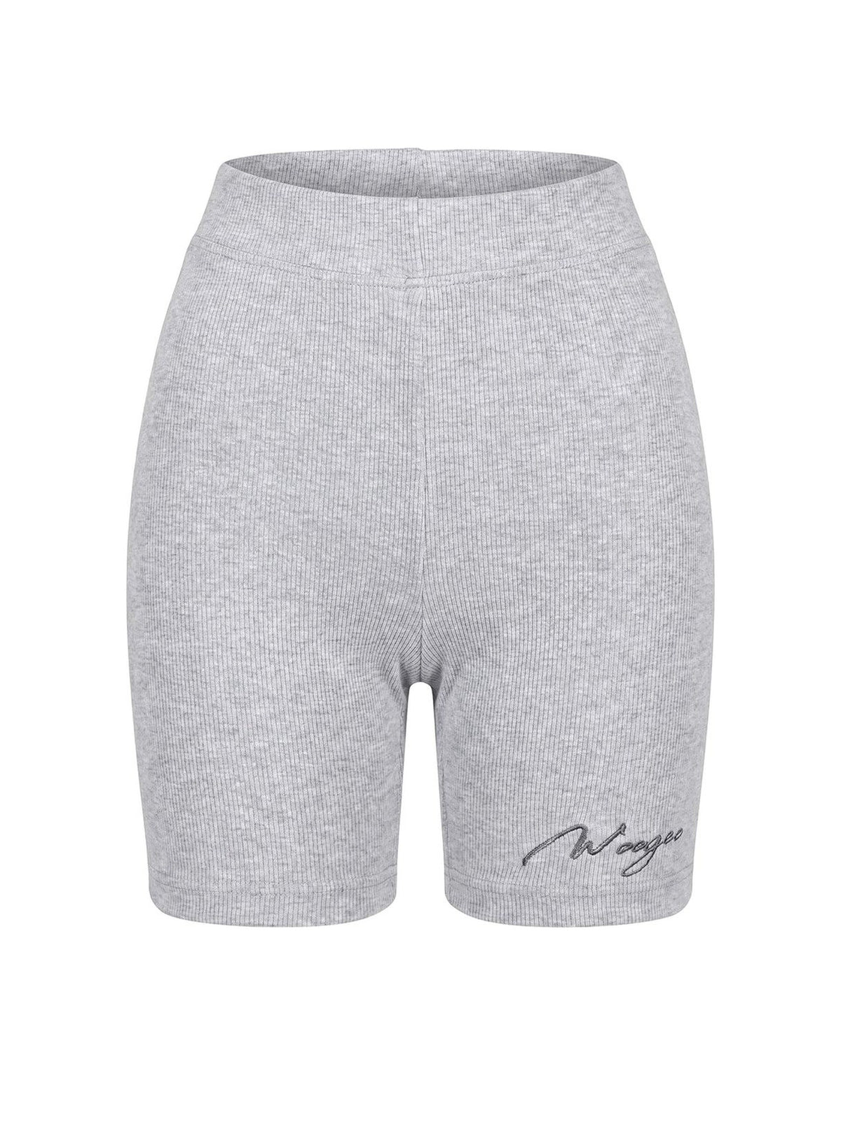 Bike Shorts "SIMPLE NEW" — Grey Melange