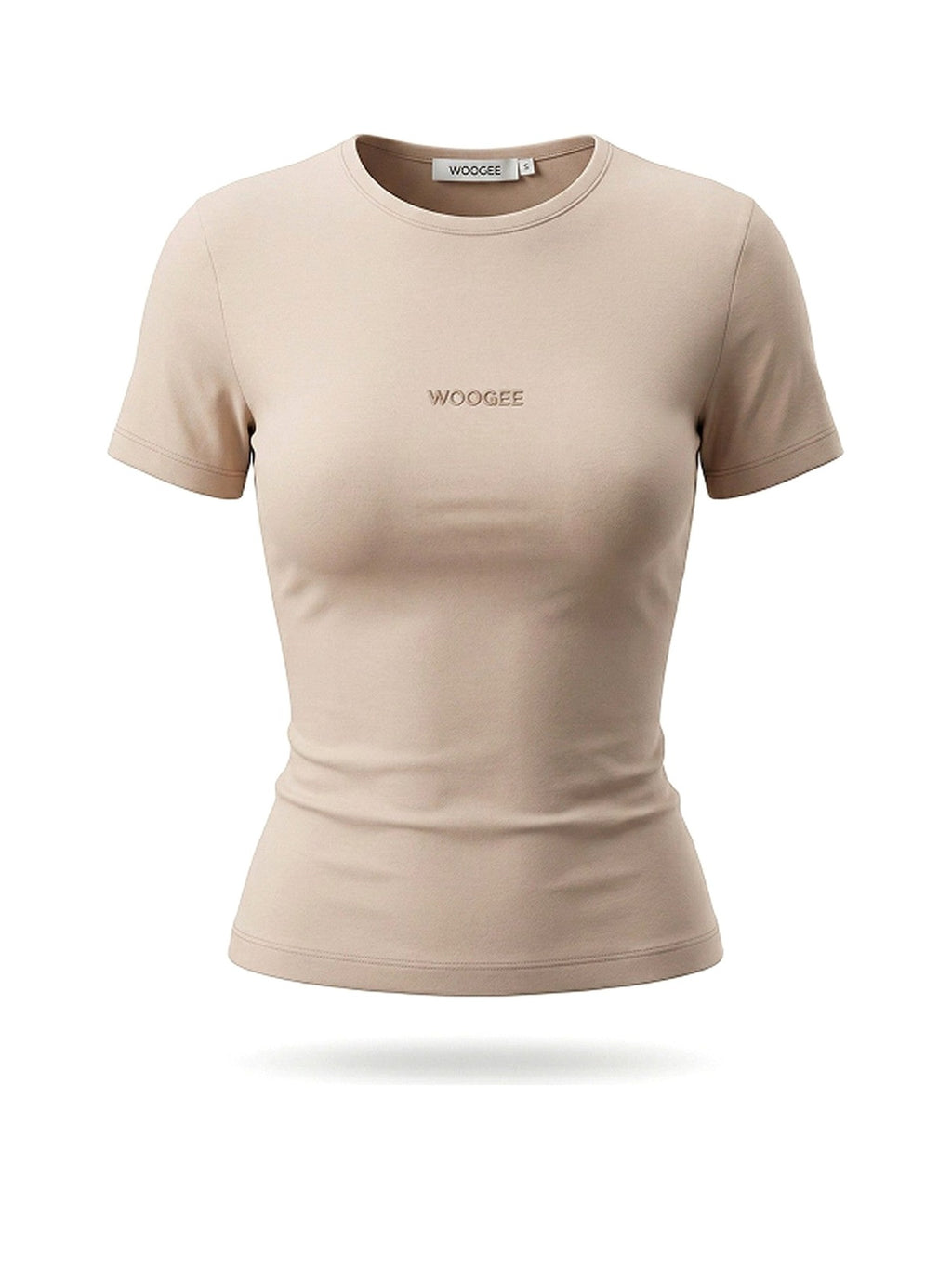 T-shirt "LOUNGE" — Nude
