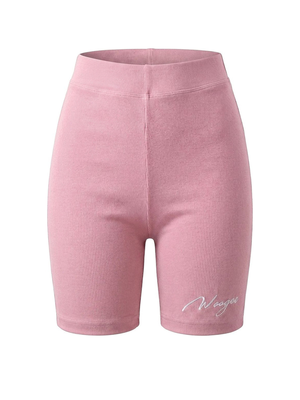 Bike Shorts "SIMPLE NEW" — Pink — WOOGEE
