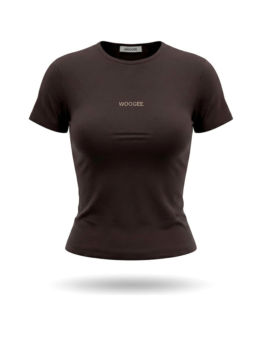 T-shirt "LOUNGE" — Chocolate — WOOGEE