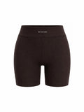 Bike Shorts LOUNGE — Chocolate — WOOGEE